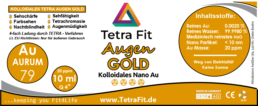 GOLD Augen Tropfen