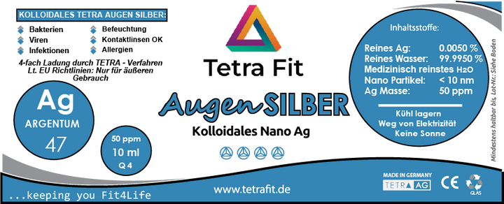 Augen Silber Spray
